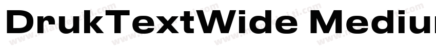 DrukTextWide Medium字体转换